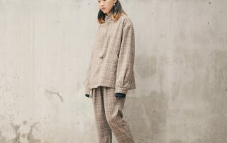 穿搭,一週搭配,街頭穿搭,女生搭配,搭配名人,于瑄,Adrin,男裝女穿,格紋,層次搭配,哈靈頓,寬褲,同色系穿搭