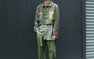 格紋,條紋,軍風,拼接,同色系,一週搭配,街頭搭配,男生搭配,MARIO,本成,搭配名人
