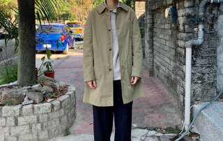 軍風,男裝女穿,一週搭配,同色系,拼接,搭配名人,查理,格紋,條紋,女生搭配,街頭搭配