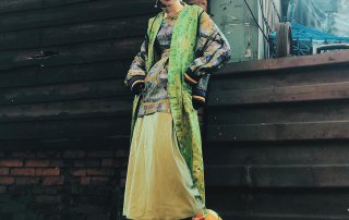 花紋,滿版,蕾絲,金屬,金色,同色系,一週搭配,街頭搭配,女生搭配,Wednesday,拜三老師,拜三,搭配名人