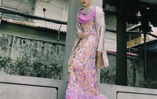 花紋,滿版,蕾絲,金屬,金色,同色系,一週搭配,街頭搭配,女生搭配,Wednesday,拜三老師,拜三,搭配名人