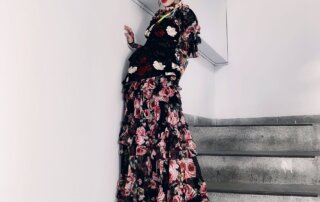 花紋,滿版,蕾絲,金屬,金色,同色系,一週搭配,街頭搭配,女生搭配,Wednesday,拜三老師,拜三,搭配名人,拜三老師