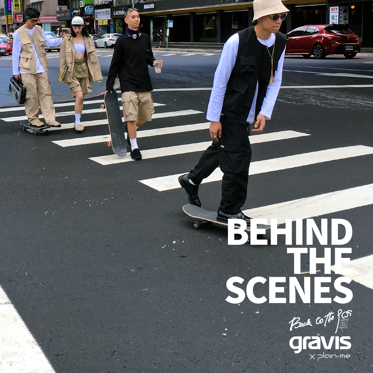 BEHIND THE SCENES 拍攝幕後花絮｜ gravis x plain-me ：BACK TO THE 90S